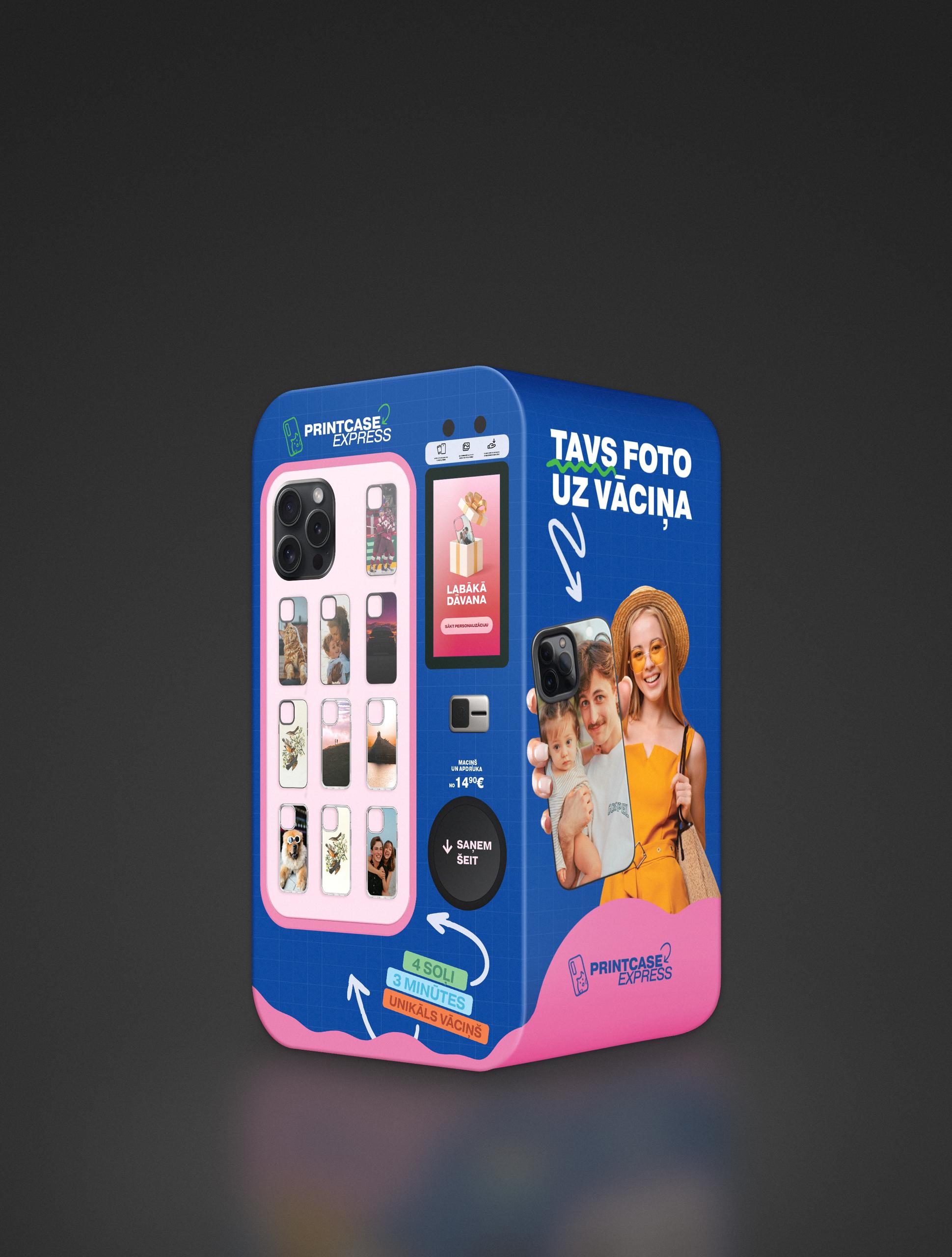 PrintCase Express vending machine